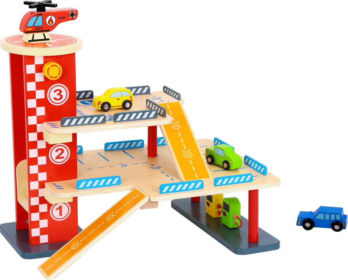 Wooden Parking Structure – The Toy Room