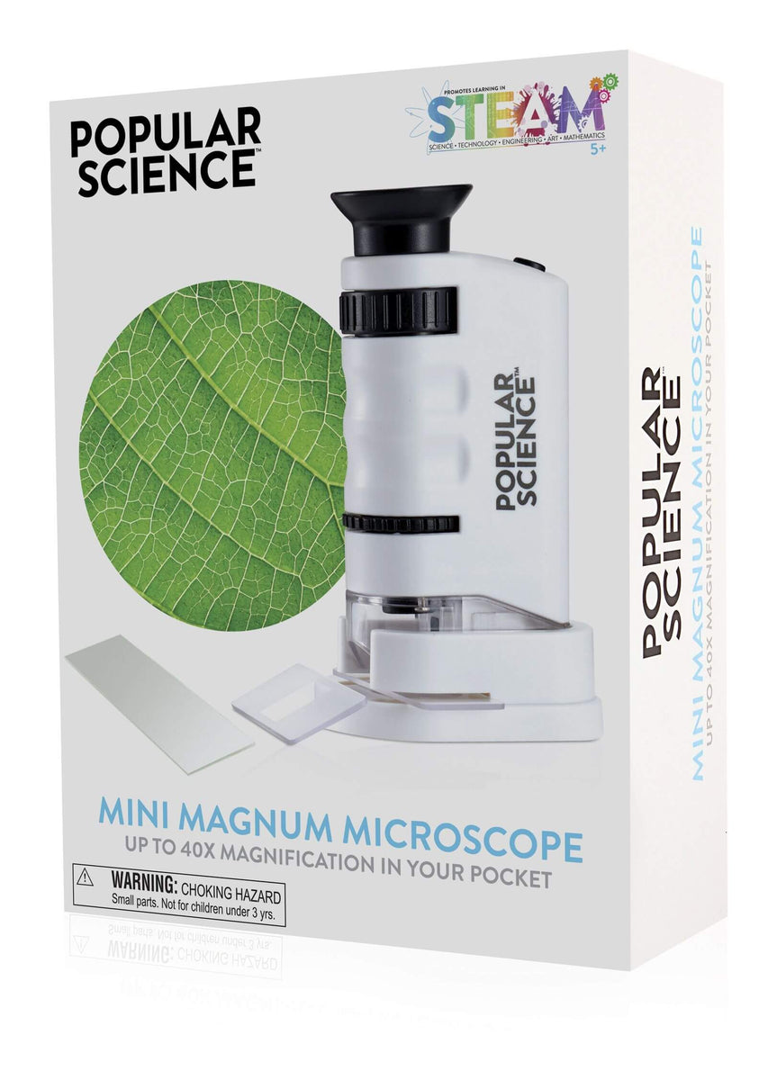 Green Pocket Microscope for Kids - Explore the Unseen World