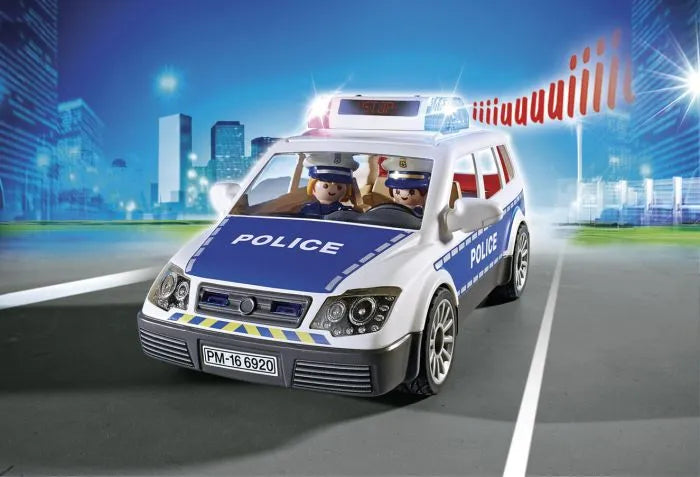 playmobil city action police car with sound - playmobil toys