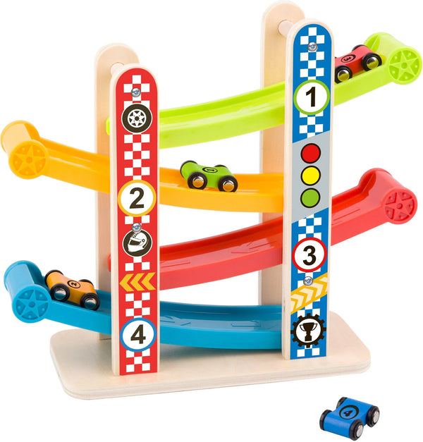 wooden sliding tower - wooden toys for children - tooky toys