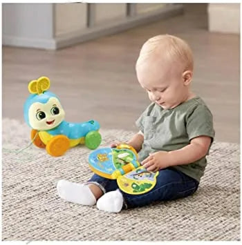 Interactive Toy for toddlers - Pull along butterfly book