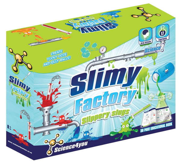 Increase knowledge of science with slimy factory slippery slugs 